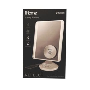 iHome Beautiful Mirror, With Wireless A Speaker